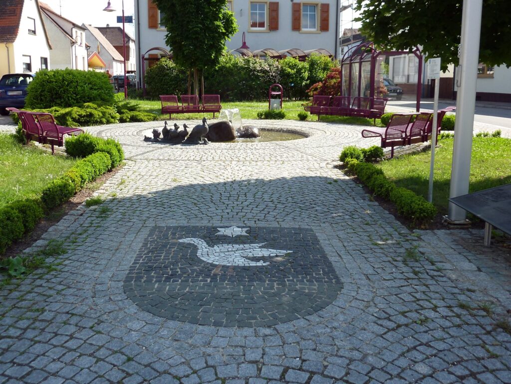 Ortsansicht von Karlsdorf-Neuthard. Garagentore Weber liefert und montiert Garagentore in Karlsdorf-Neuthard.